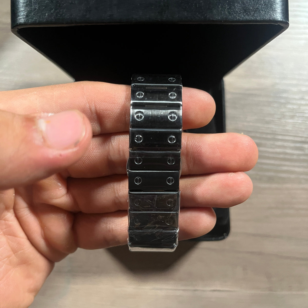 Reloj Negro Total – Estilo Santos