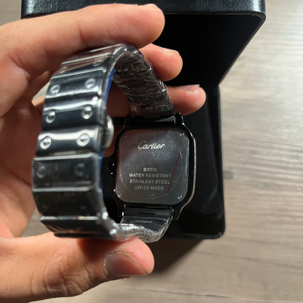 Reloj Negro Total – Estilo Santos