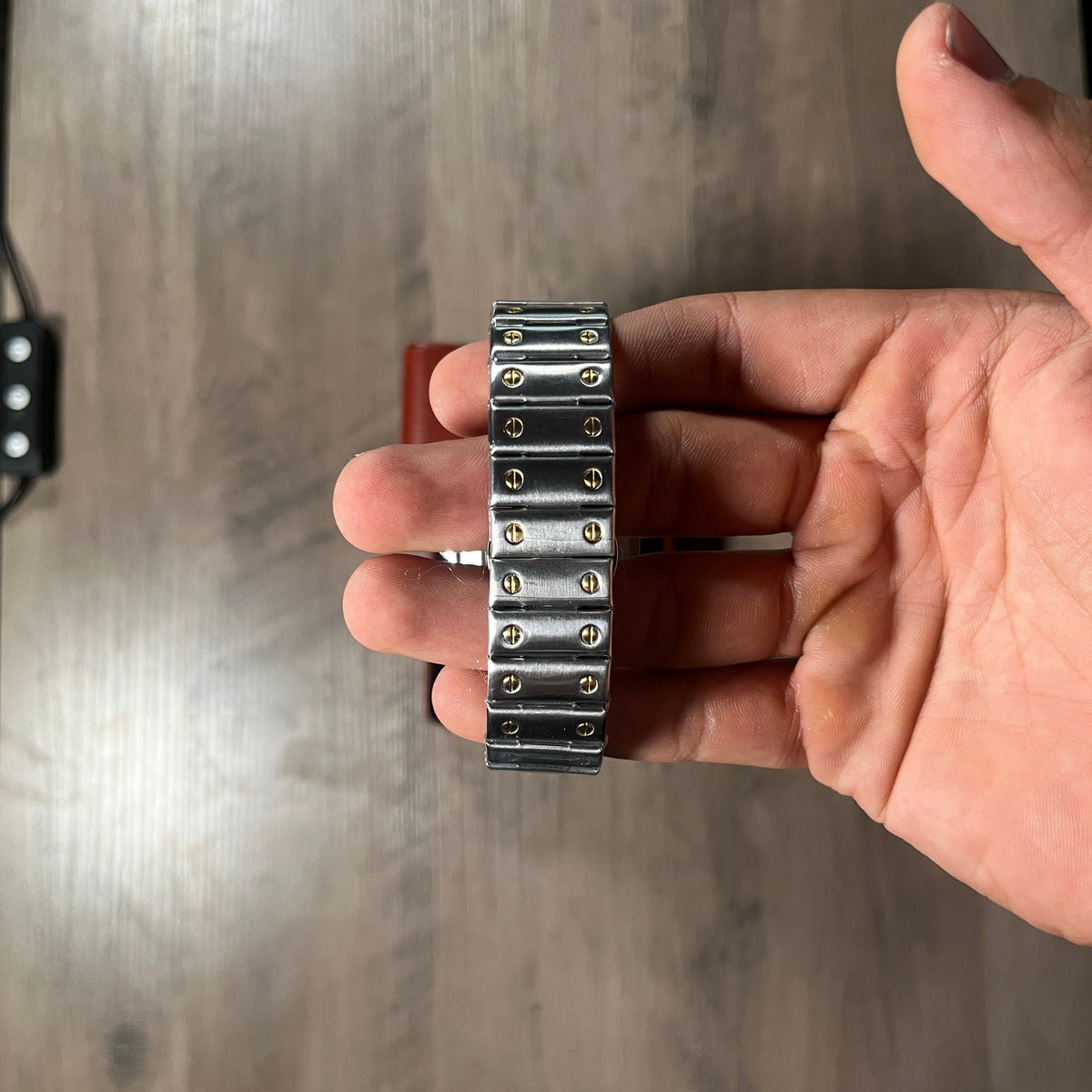 Reloj Bicolor Brillante – Estilo Santos