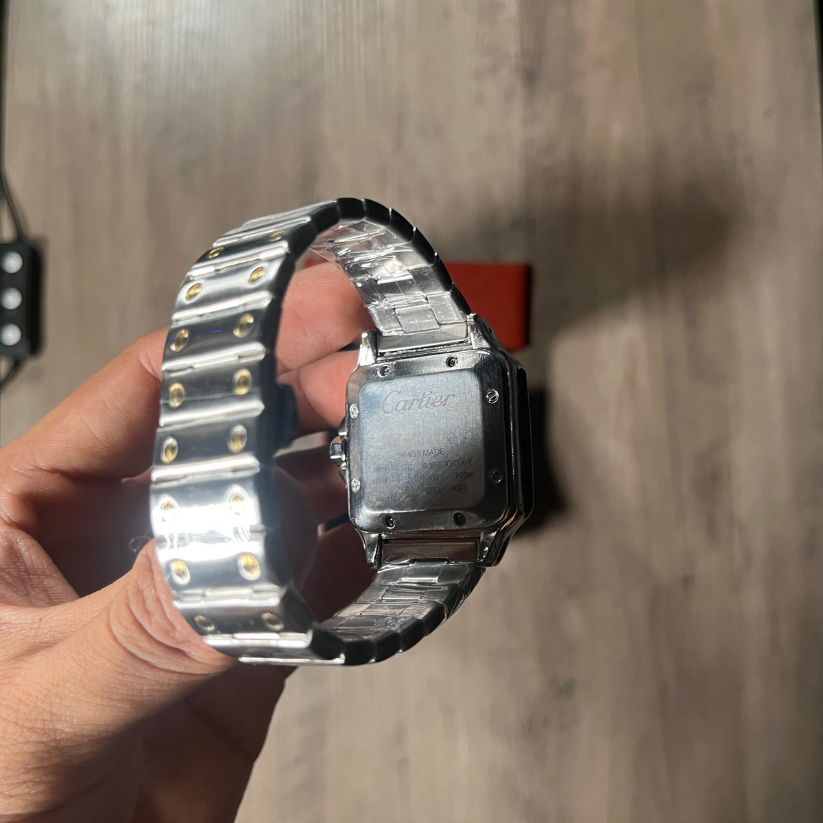 Reloj Bicolor Brillante – Estilo Santos