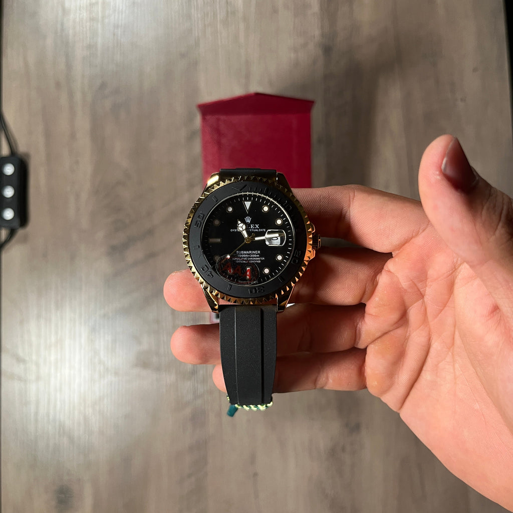 Reloj Black Gold – Estilo Yacht-Master