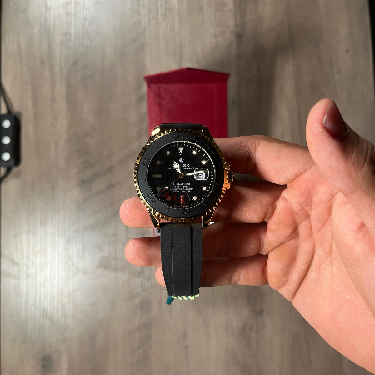 Reloj Black Gold – Estilo Yacht-Master