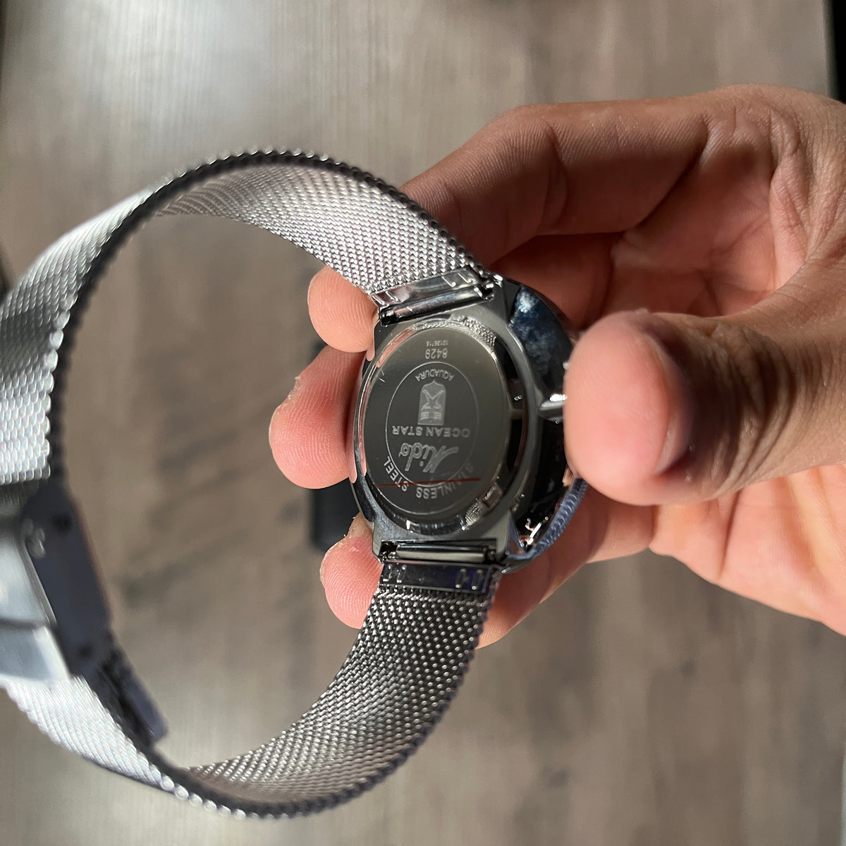Reloj Plata Nocturna – Estilo Commander