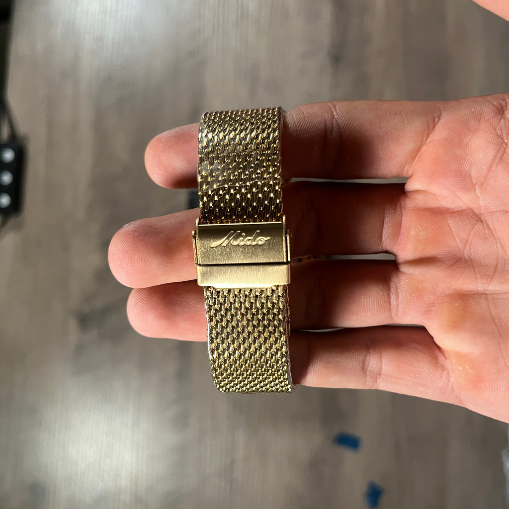 Reloj Dorado Chronometer – Estilo Mido