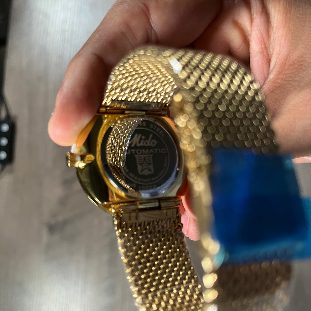 Reloj Dorado Chronometer – Estilo Mido