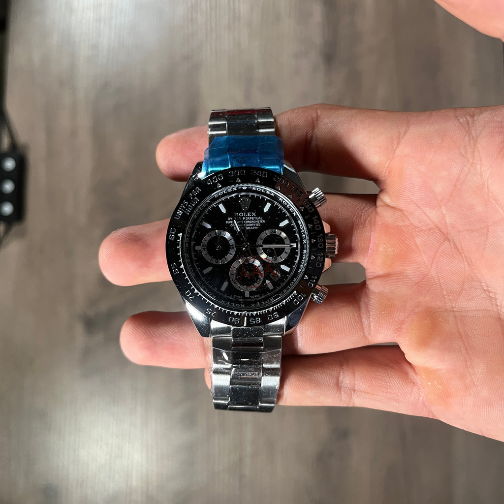 Reloj Racing Black – Estilo Daytona