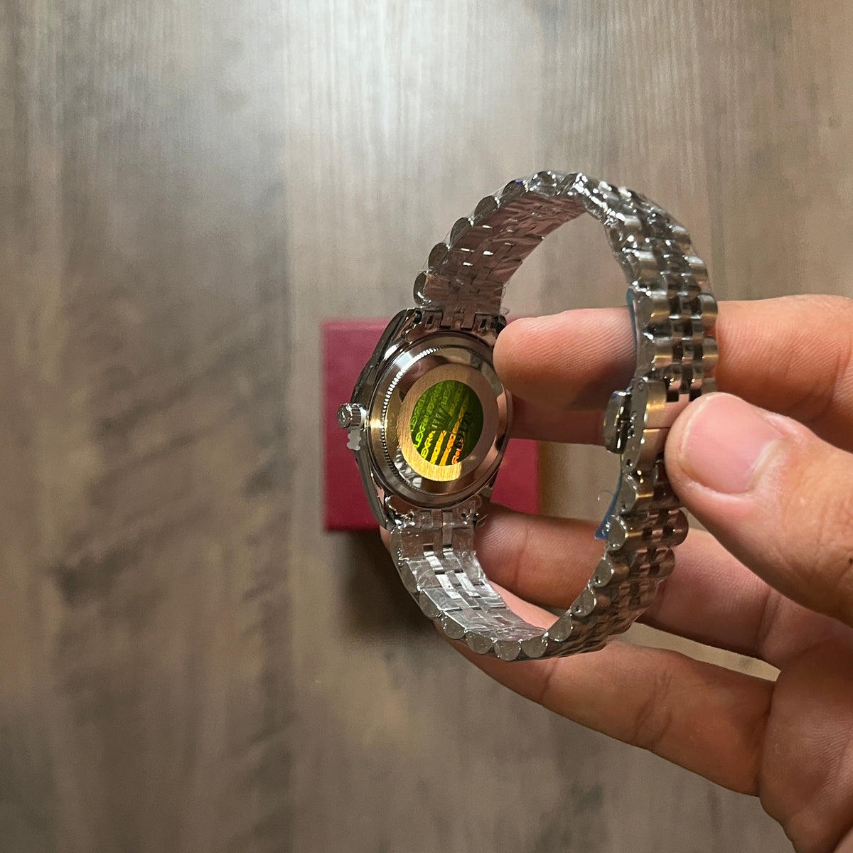 Reloj Perla Brillante – Estilo Datejust - Mujer