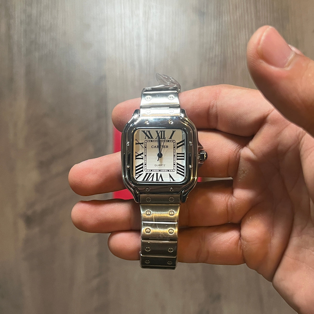 Reloj Clásico Acero – Estilo Santos - Mujer