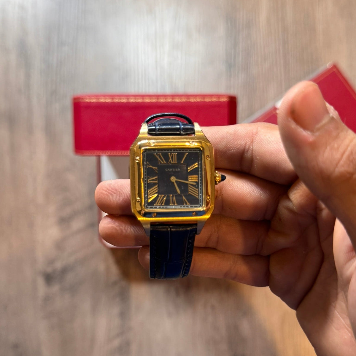Reloj Midnight Gold – Estilo Santos-Dumont