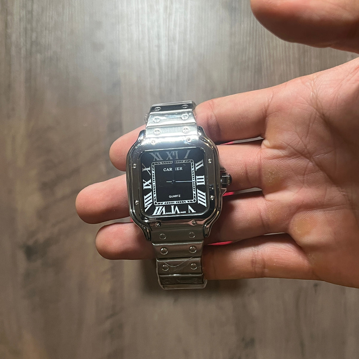 Reloj Noir Acero – Estilo Santos