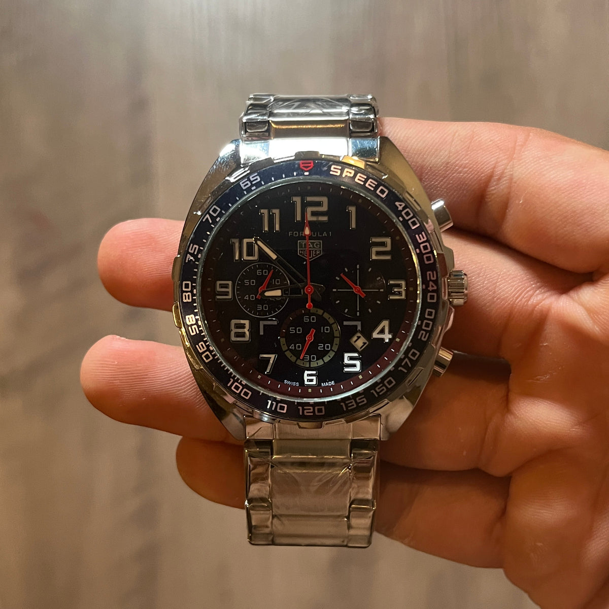 Reloj Azul Noche Racing – Estilo Formula 1