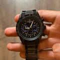 Reloj Negro Azul Carrera Cronógrafo – Estilo Carrera