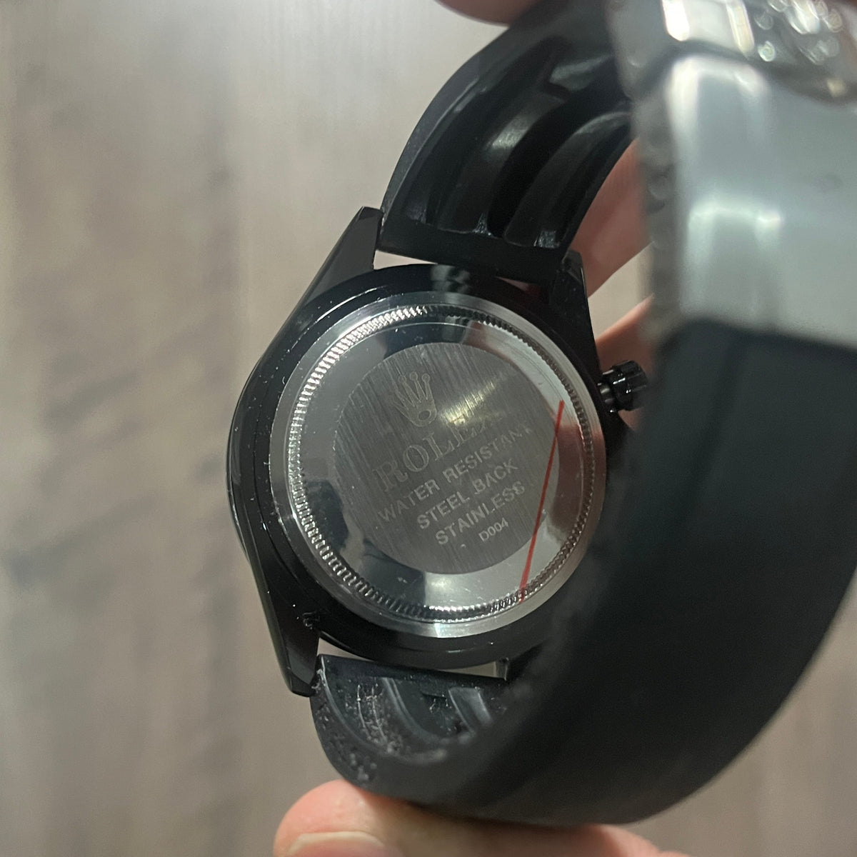 Reloj Negro Gris Grafito Cronógrafo – Estilo Daytona