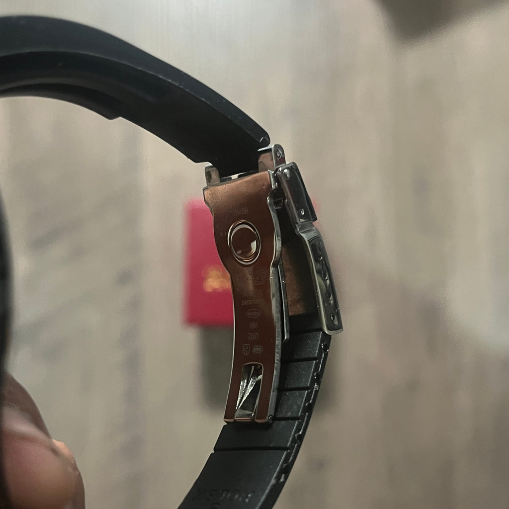 Reloj Negro Gris Grafito Cronógrafo – Estilo Daytona
