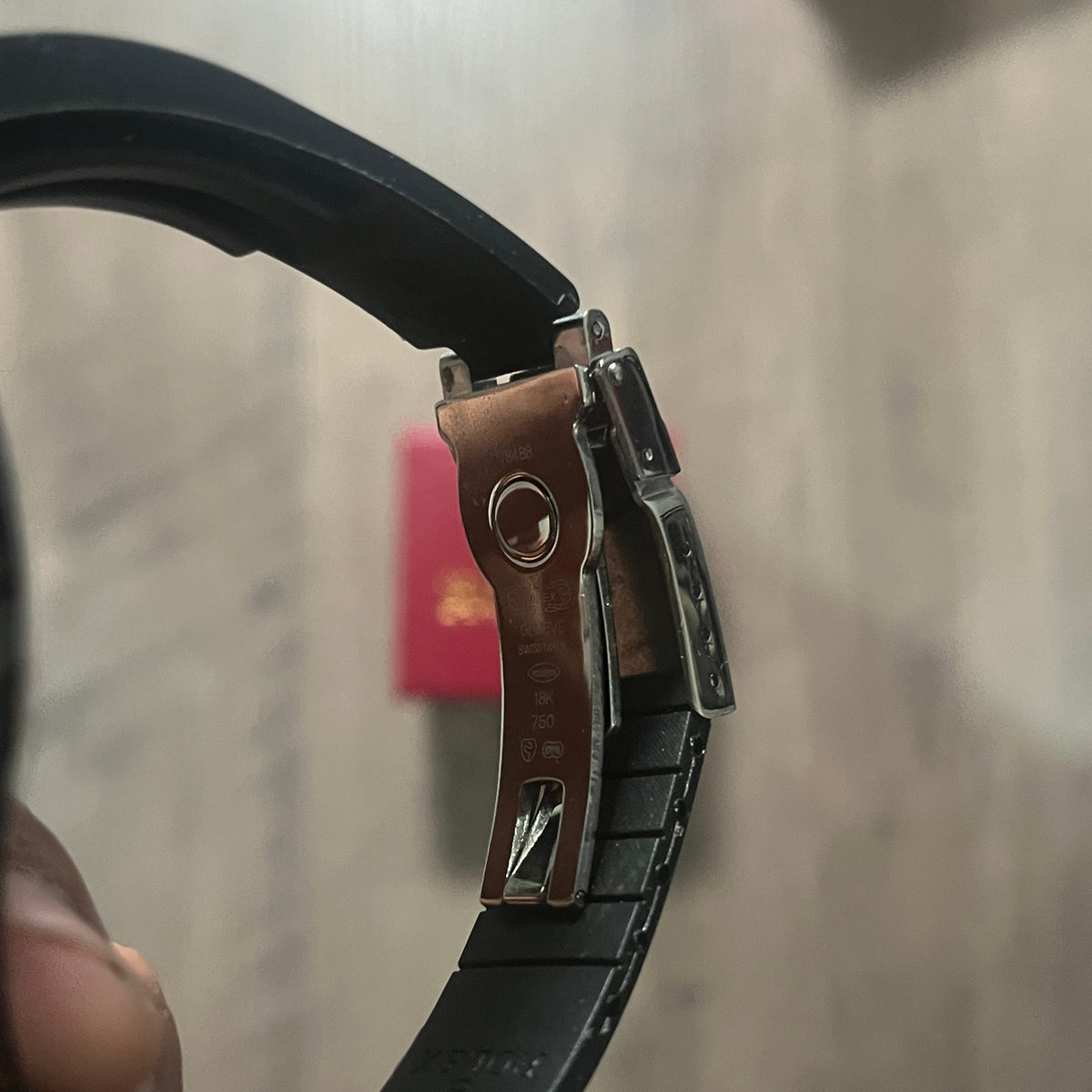 Reloj Negro Gris Grafito Cronógrafo – Estilo Daytona
