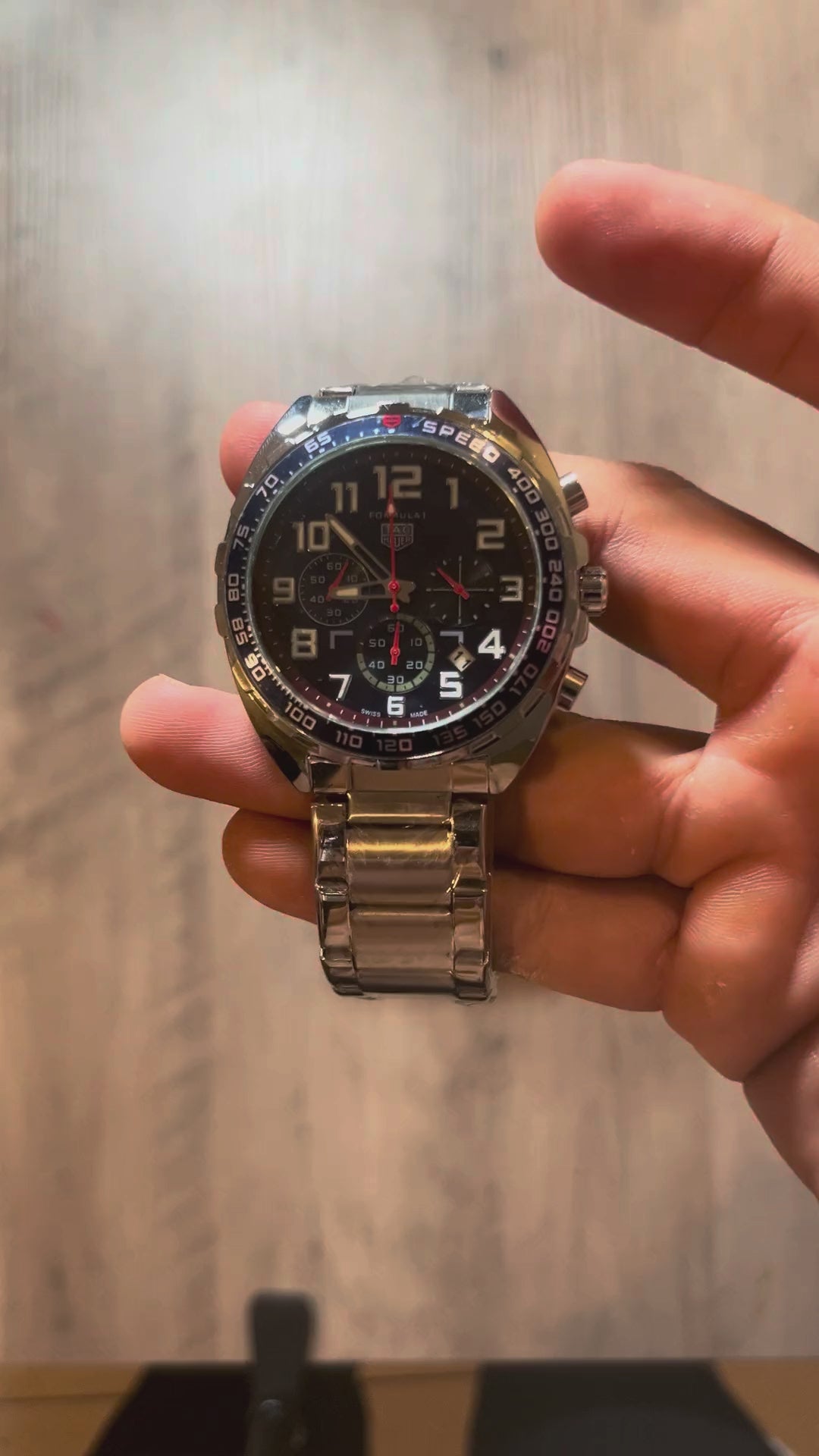 Reloj Azul Noche Racing – Estilo Formula 1