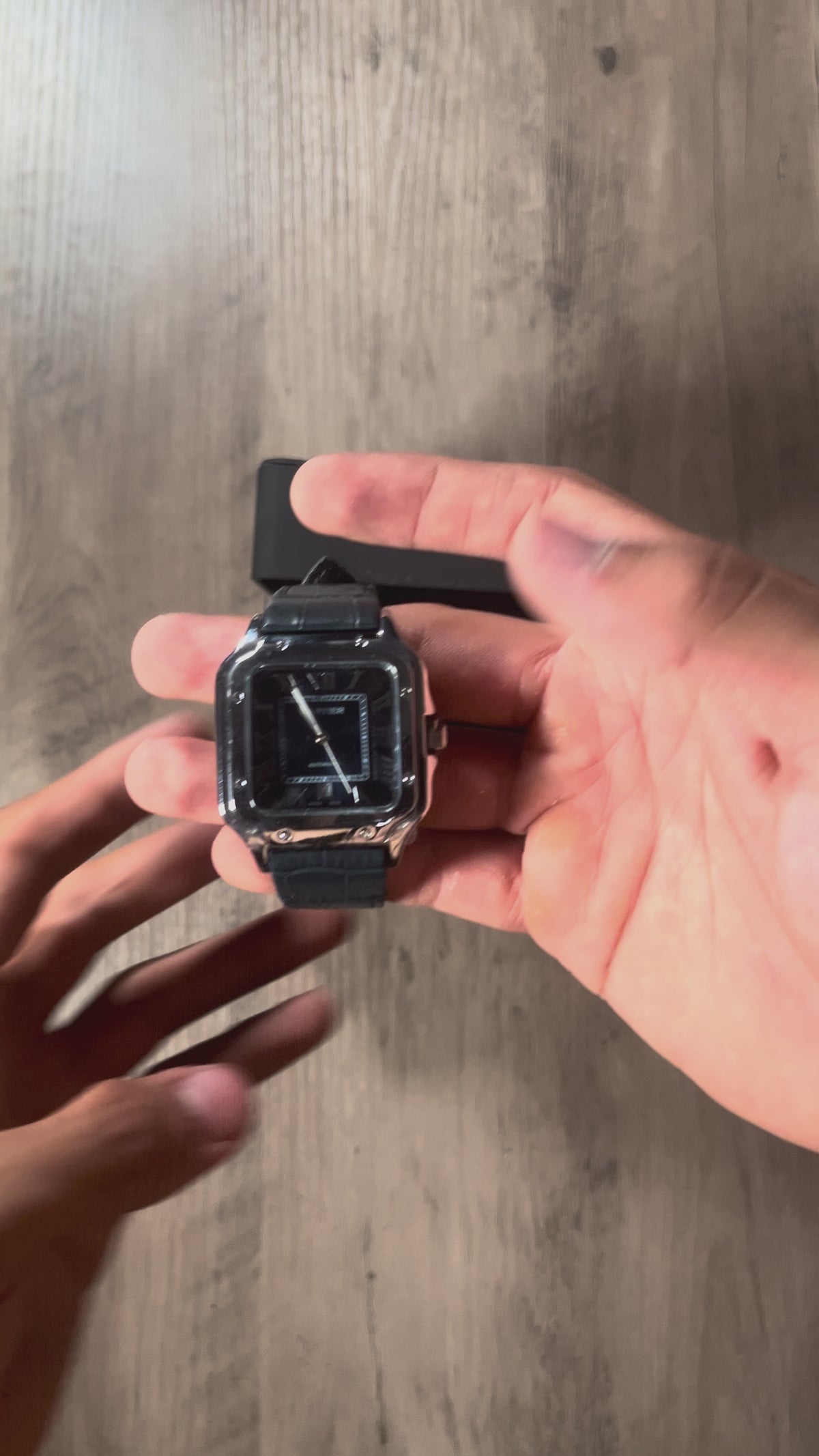 Reloj Azul Noche – Estilo Santos