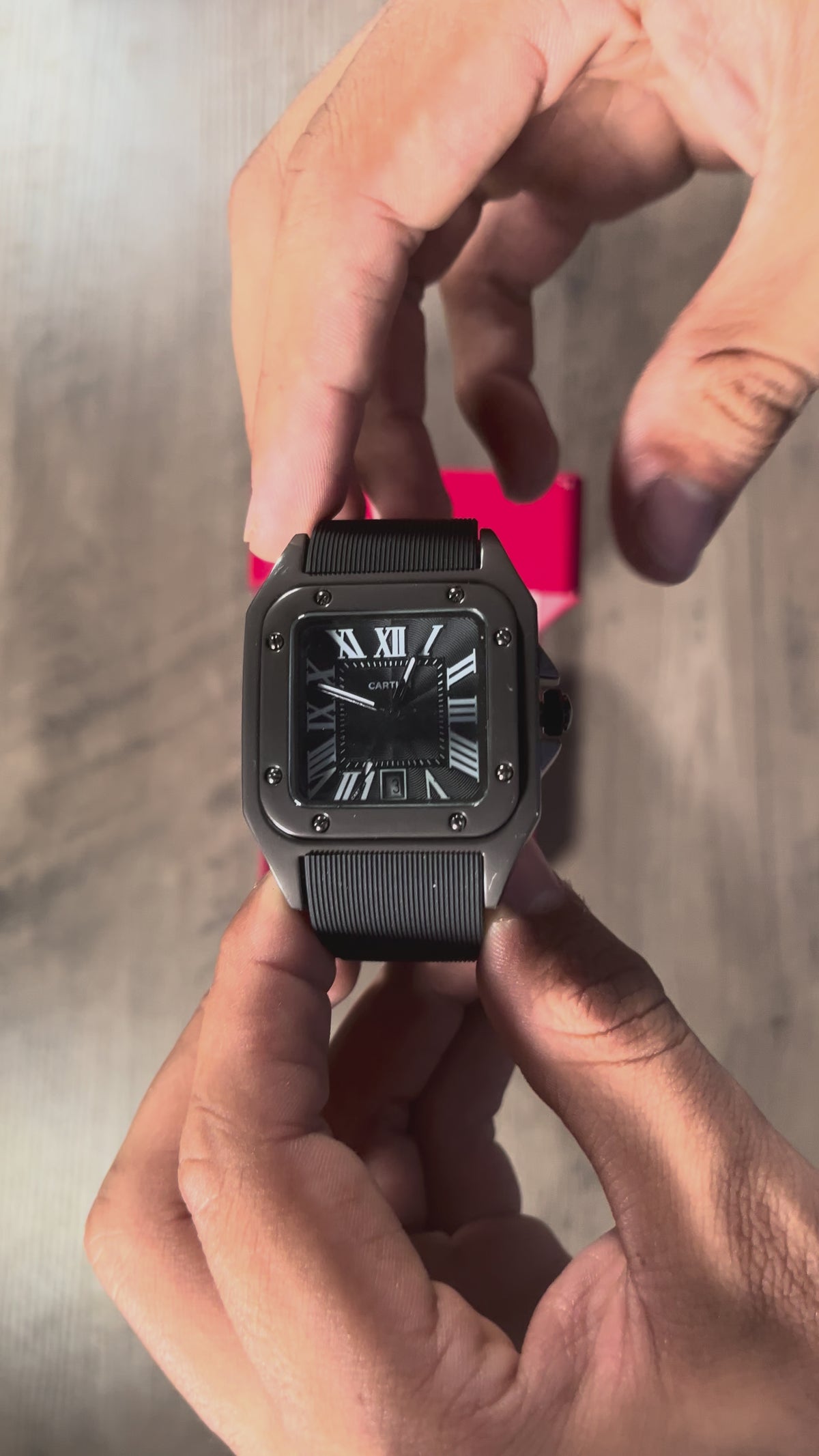 Reloj Black Edition – Estilo Santos