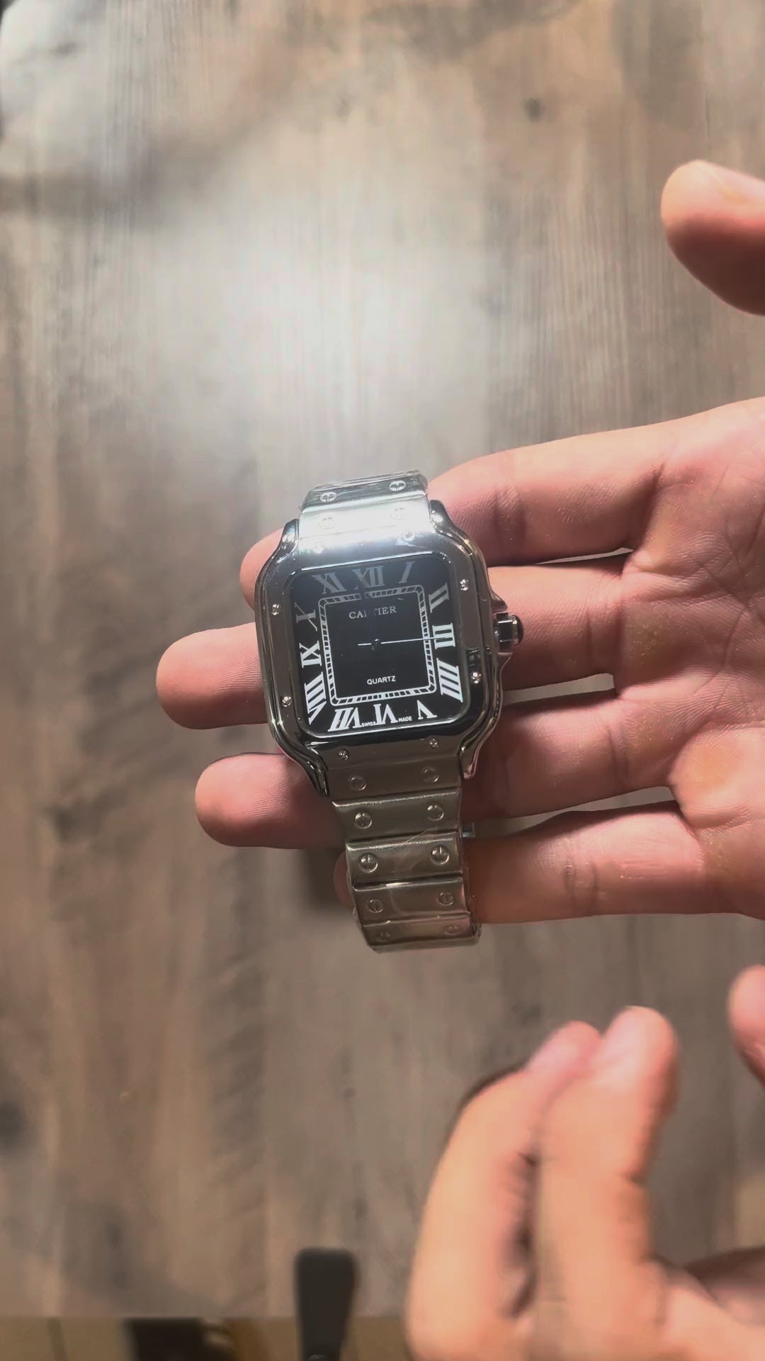 Reloj Noir Acero – Estilo Santos