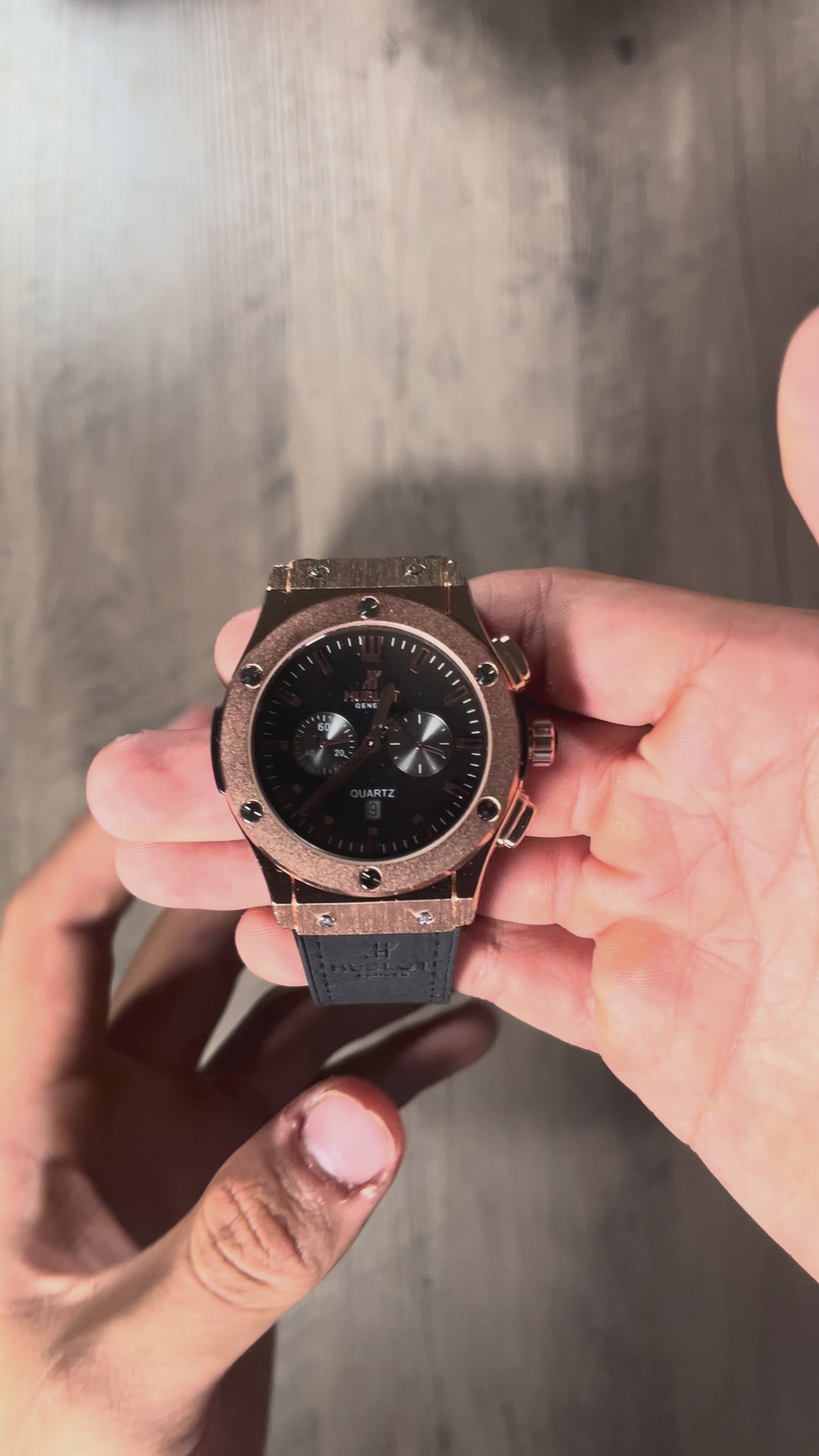 Reloj Oro Rosa Sport – Estilo Big Bang
