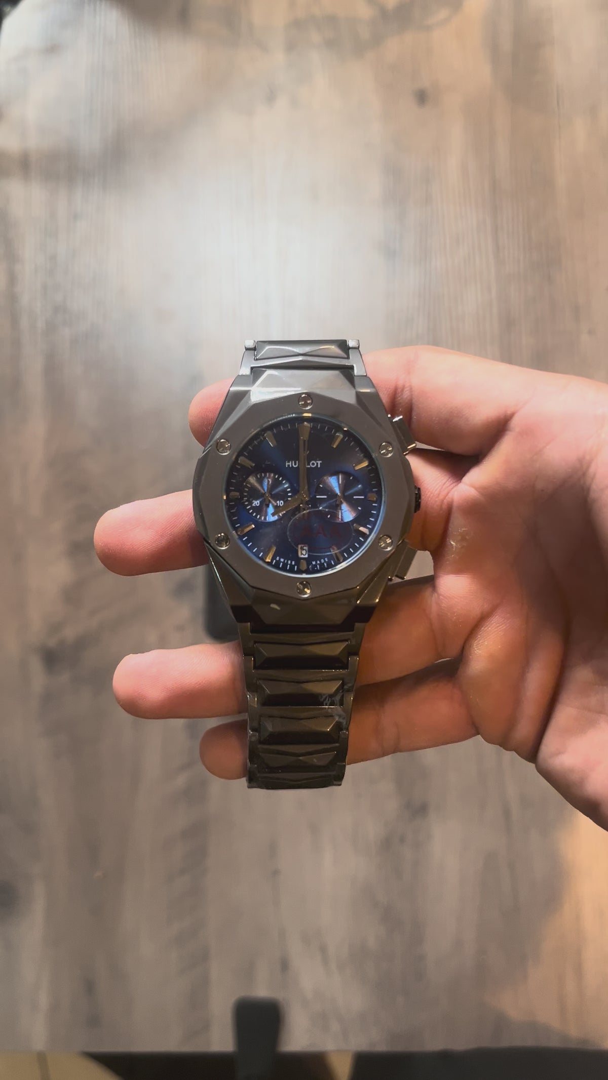 Reloj Gunmetal Storm – Estilo Big Bang Integral