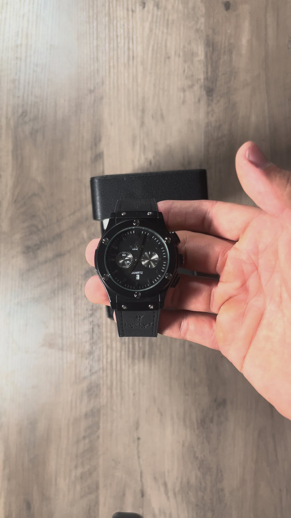 Reloj Total Black – Estilo Big Bang