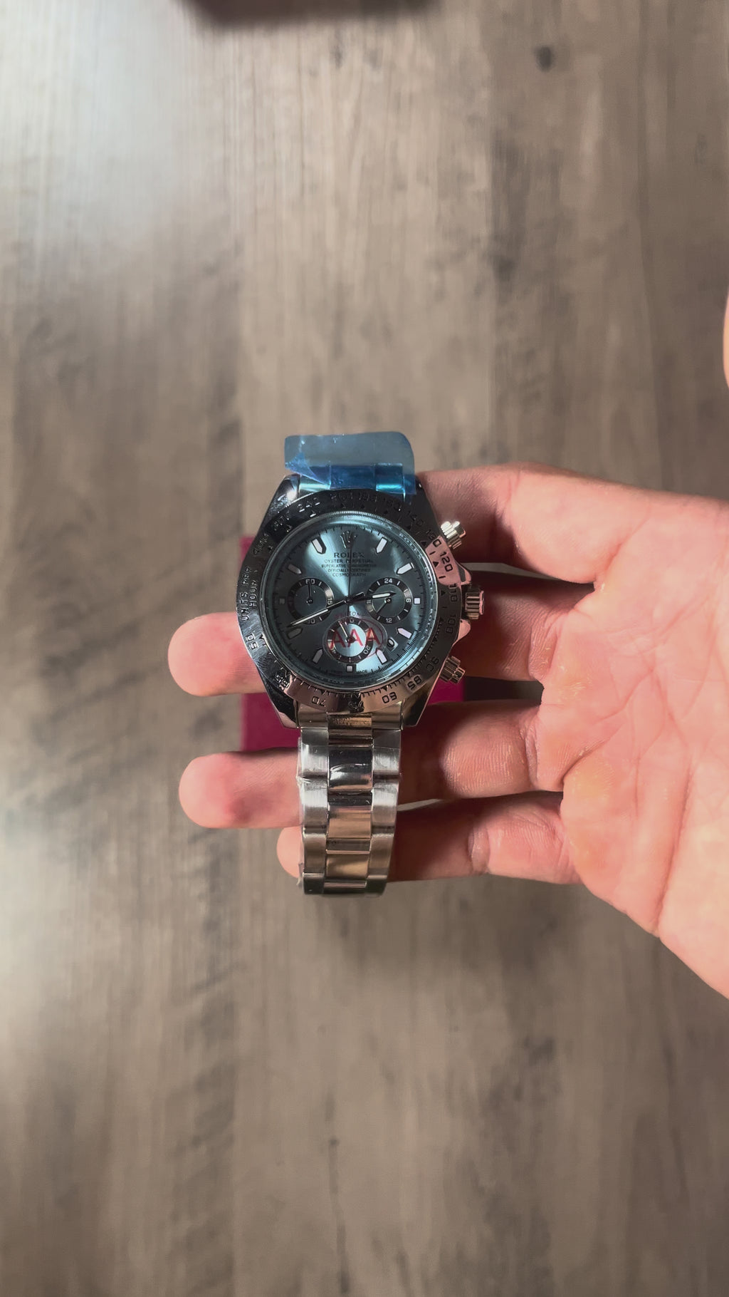 Reloj Azul Glaciar – Estilo Daytona